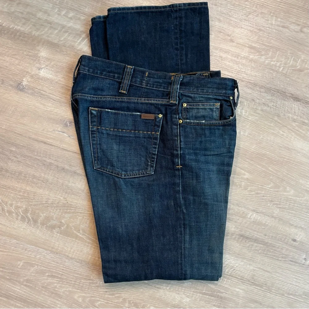 Carhartt B310DRT Jeans Men’s 36x36 Relaxed Fit Dark Wash Bootcut Work Pants Tall - Picture 3 of 10